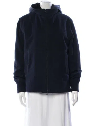 Pre-owned Loro Piana Cashmere Windbreaker In Blue