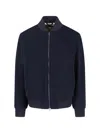 Loro Piana Cashmere Zip Bomber Jacket In Black