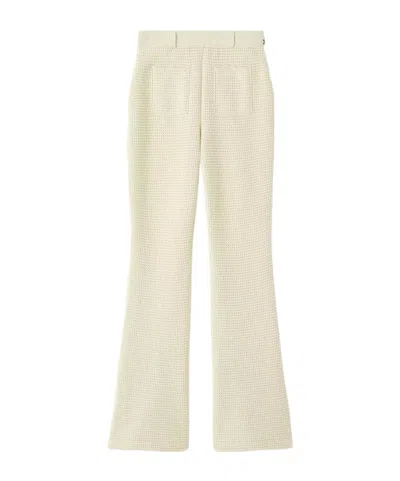 Loro Piana Casual Pants With Belt Loops In Metallic