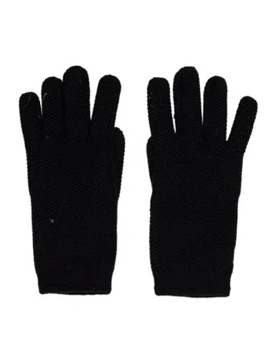 Pre-owned Loro Piana Casual Winter Gloves In Blue