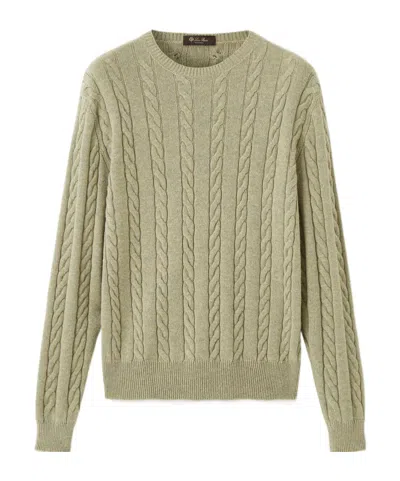 Loro Piana Cedar Crewneck In Gray