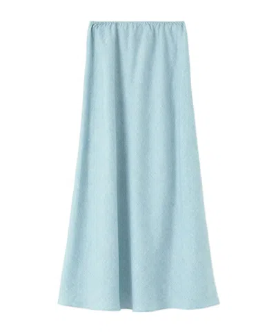 Loro Piana Charis Skirt In Blue