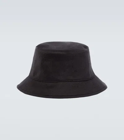 Loro Piana Cityleisure Cashmere Bucket Hat In Navy