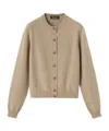 Loro Piana Classic Cardigan In Brown
