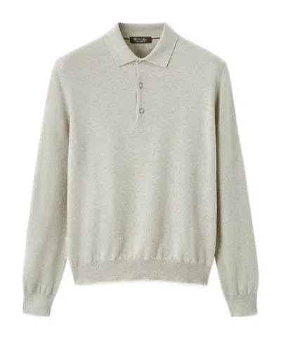Loro Piana Classic Polo Shirt In Neutral