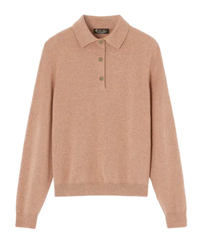 Loro Piana Classic Polo Shirt In Pink