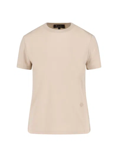 Loro Piana Classic T-shirt In Neutral