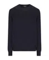 Loro Piana Classic V-neck Sweater In Blue