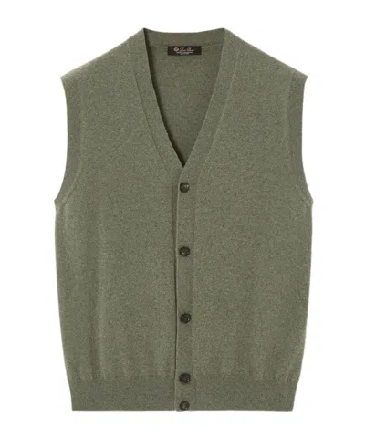 Loro Piana Classic Vest In Gray