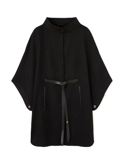 Loro Piana Salzburg Belted Cashmere Jacket In Navy