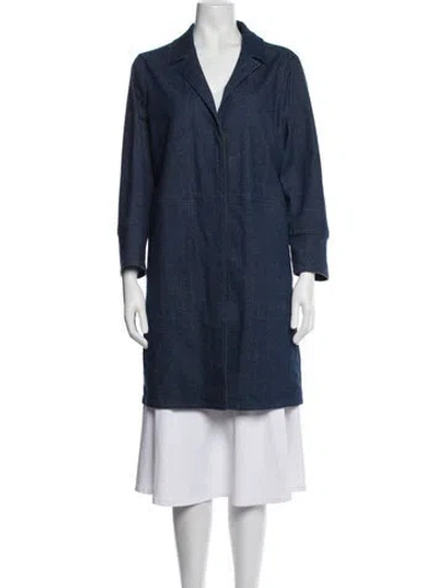 Pre-owned Loro Piana Coat In Blue