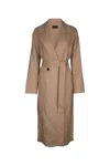 Loro Piana Coats In Natural Light Camel