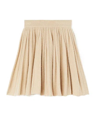 Loro Piana Cocooning Skirt In Sunset Ochre