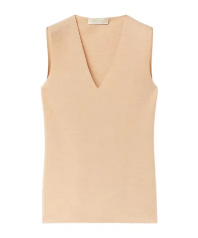 Loro Piana Cocooning Sweater In Papaya Color
