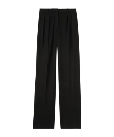 Loro Piana Colmegna Wide-leg Pants In Black