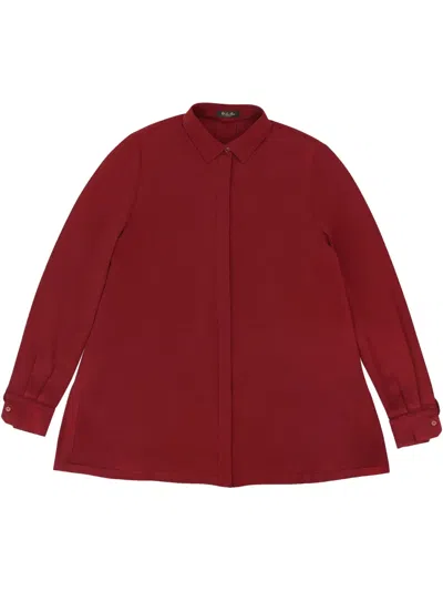 Loro Piana Concealed-fastening Shirt In Red