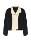 Loro Piana Contrast-panel Notched-lapel Jacket In Multi