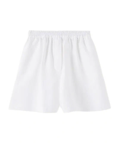 Loro Piana Corbin Bermuda Shorts In White