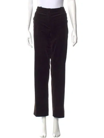 Pre-owned Loro Piana Corduroy Straight Leg Pants In Blue
