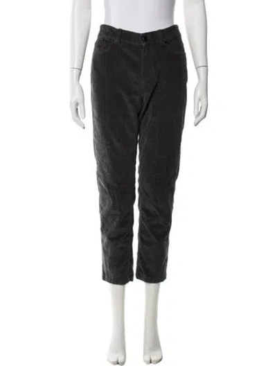 Pre-owned Loro Piana Corduroy Straight Leg Pants In Gray