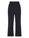 Loro Piana Coste Ribbed Welt-pocket Trousers In Blue