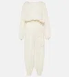 Loro Piana Cotton And Linen Jumpsuit In Brown