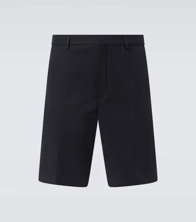 Loro Piana Cotton-blend Bermuda Shorts In Blue