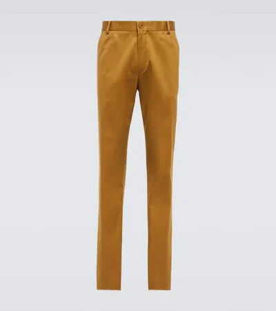 Loro Piana Cotton Chino Pants In Desert Mist