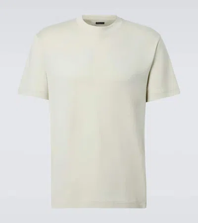 Loro Piana Cotton Jersey T-shirt In Green