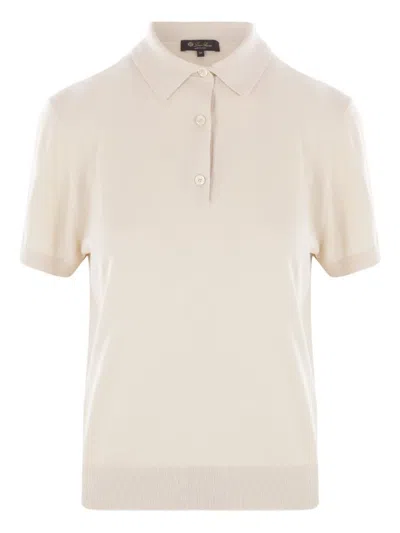 Loro Piana Cotton Polo Shirt In Neutral
