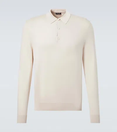 Loro Piana Cotton Polo Shirt In Beige