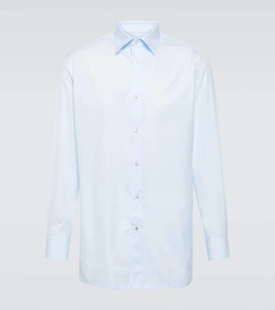 Loro Piana Cotton Poplin Oxford Shirt In To Be Defined