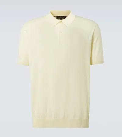 Loro Piana Cotton Sweater In Yellow