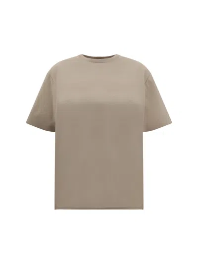 Loro Piana Cotton T-shirt In Quarzite Beige