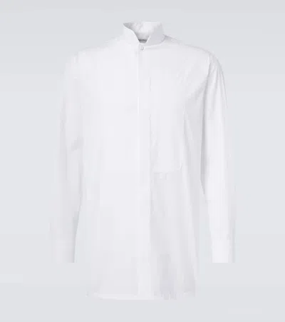 LORO PIANA COTTON TUXEDO SHIRT 