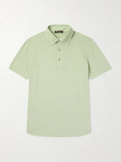 Loro Piana Brenna Polo Shirt In Green