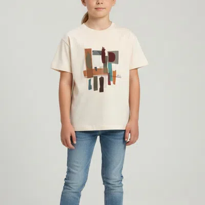 Pre-owned Loro Piana Cream Applique Cotton T-shirt M In White