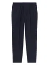 Loro Piana Creased Trousers In Blue