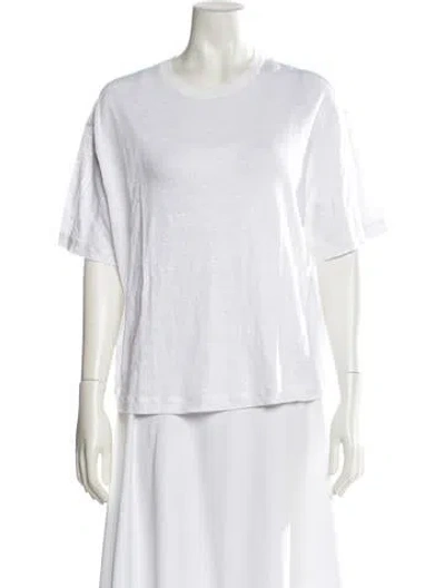 Pre-owned Loro Piana Crew Neck Short Sleeve T-shirt In Neutral