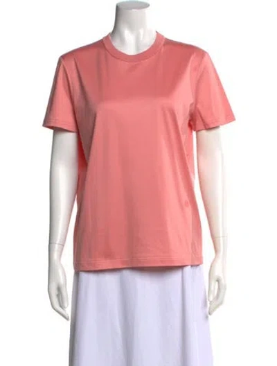 Pre-owned Loro Piana Crew Neck Short Sleeve T-shirt In Orange