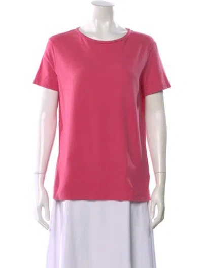 Pre-owned Loro Piana Crew Neck Short Sleeve T-shirt In Pink