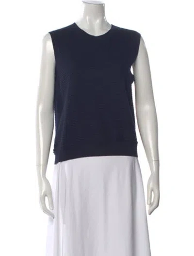Pre-owned Loro Piana Crew Neck Sweater In Blue