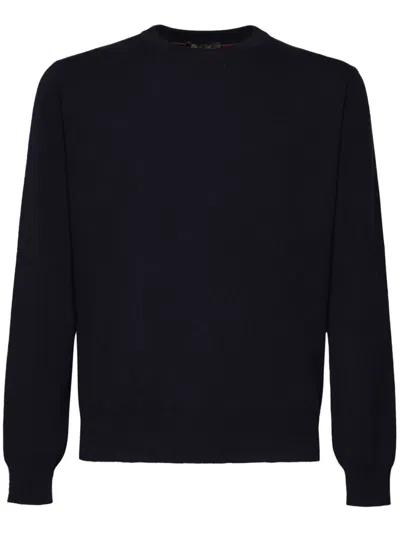 Loro Piana Crew-neck Sweater In Blue