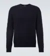 Loro Piana Crewneck Cashmere Sweater In Blue