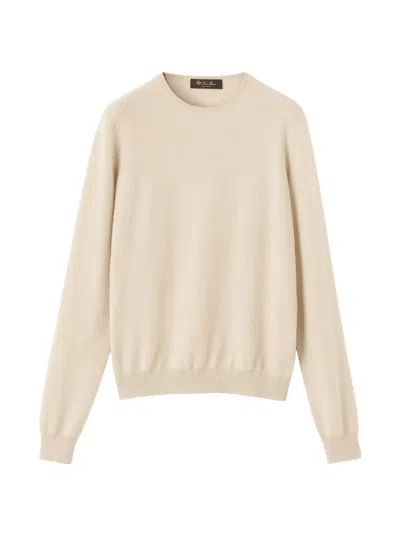 Loro Piana Crew-neck Sweater In Neutral
