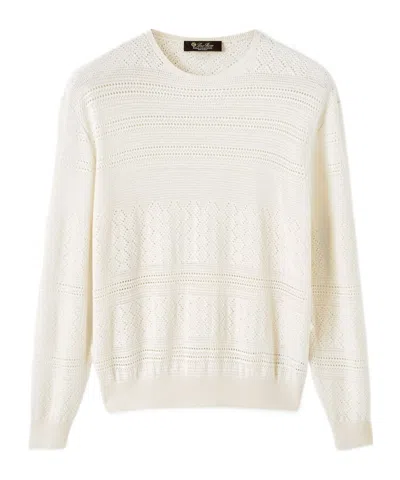 Loro Piana Crew-neck Sweater In Neutral