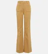 Loro Piana Danbeth Wide-leg Cotton And Linen Pants In Beige