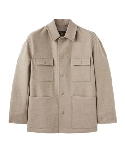 Loro Piana Darcy Overshirt In Nude