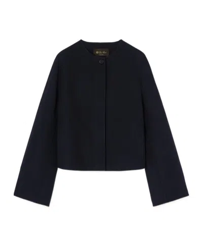 Loro Piana Darin Blouson In Blue