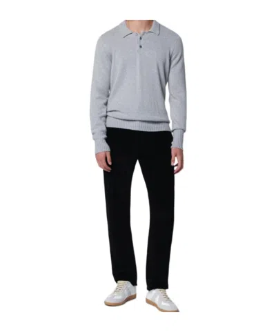 Loro Piana Dark Grey Corduroy Trousers In Black